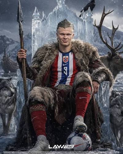 Viking Haaland meme 2